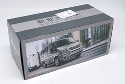 New-1-18-Diecast-Model-For-Ford-Transit-Silver-Van-MPV-Alloy-Toy-Car-Collection-For